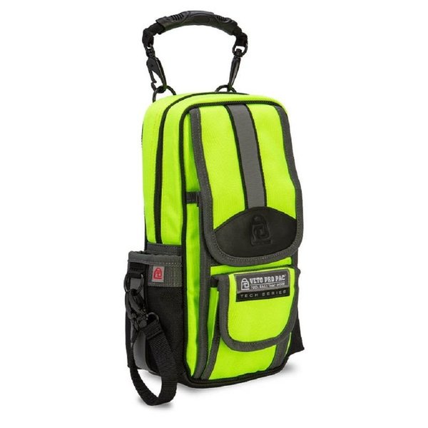 Veto Pro Pac Tool Bag, Tall Hi-Viz Yellow Meter Bag, Yellow MB2 Hi-Viz Yellow